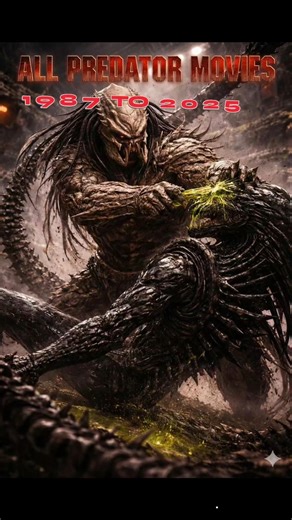 All predator movies 1987 to 2025 !☠️🎬#predator #viral #horrormovies #shorts #shortsfeed #trending