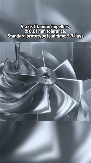 How to Hold ±0.01mm on 5-Axis Titanium Impellers | LS Manufacturing