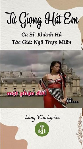 Khánh Hà | Từ Giọng Hát Em (Lyrics) | Nhạc Bolero Hay Nhất 2025 #shorts