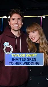 Greg James you better get suit shopping hun 👀💍 Catch the full interview with Taylor Swift on iPlayer and Radio 1’s YouTube now 🫶 BBC Radio 1 #Radio1Meets #TaylorSwift #GregJames #Wedding | BBC One