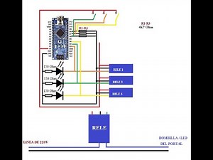 Arduino Nano. Control de relés por interruptores.