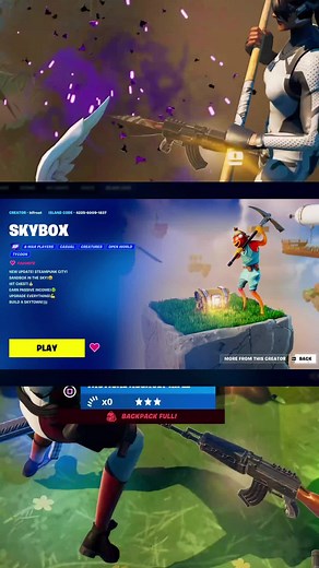 SkyBox is addicting, come play with me! 😝 #fortnite #fortnitemaps #skybox