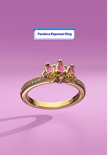 Discover the New Pandora Princess Ring Inspired by Rapunzel