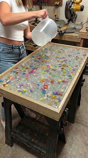 I Built This $1000 Luxury Table Nobody Expected 😳✨ (USA Resin Art)