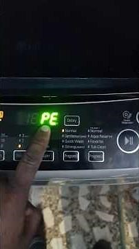 Lg washing machine PE error code solved kare| PE Error Code lg washing machine #shorts #viralshorts