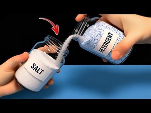 Mix SALT with DETERGENT and Discover AMAZING RESULTS worth MILLIONS of dollars!