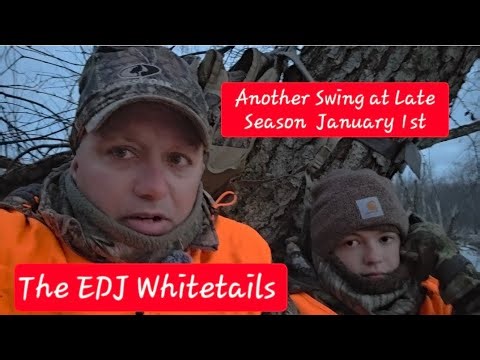 Still at It! Late Season Whitetail Deer hunting with the Muzzleloader. January 1st