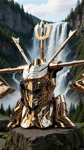 Gold Armor Girl Transformation – Future Warrior Queen 👸⚔️#short #viral