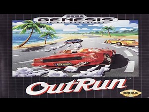 OutRun Gameplay Sega Genesis - Mega Drive