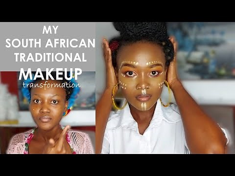 EASY SOUTH AFRICAN TRADITIONAL MAKEUP TUTORIAL | How Close Did I Get?