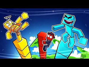 Who Builds the Tallest Tower in Minecraft!