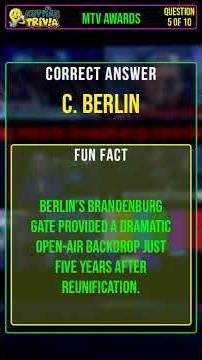 Are You an MTV Awards Superfan? Take This 10-Question Challenge and Find Out! #Shorts