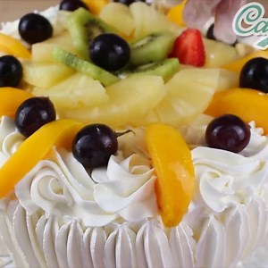 61K views · 1.5K reactions | How To Make Fruit Salad Cake By: Cakepedia | MetDaan Cakes | Facebook