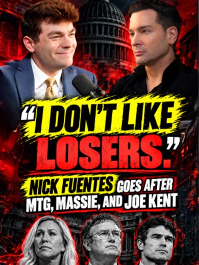 Fuentes on MTG/Massie/Kent: “Losers. All losers.” I was genuinely shocked by this response, and had to ask him: If these people aren’t on your team, who is? Full interview available on Brandon Straka’s YouTube channel, Rumble, Spotify, and Apple Podcasts.