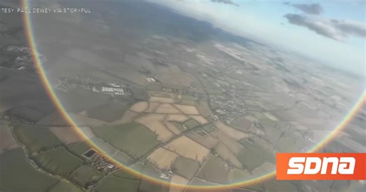 Είναι το ουράνιο τόξο ένας πλήρης κύκλος; – Το τρομερό βίντεο αλεξιπτωτιστών και η εξήγηση Κολυδά