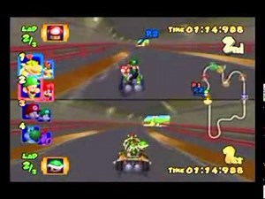 mario kart double dash walkthrough - part 2 - 100% - 50cc - flower cup - grand prix