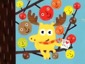 Noggin Moose a Moose Falling for Fall Autumn Song REVERSE Videobolt net