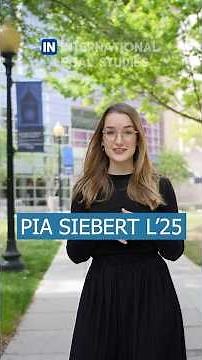 Spotlighting Georgetown Law’s Class of 2025: Pia Siebert, L’25