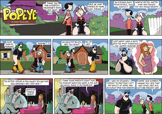 Popeye Comic Strip 2026-02-15 | Comics Kingdom