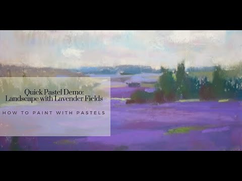 A QuickPastel Landscape Demo on Pastelmat Paper
