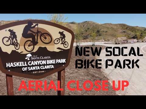 NEW Haskell Canyon Bike Park AERIAL DRONE - SoCal’s New Bike Park