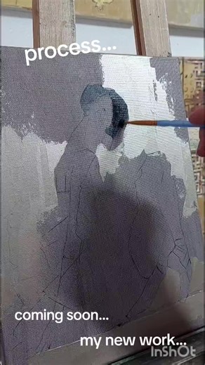 process..my new work..coming soon.. #τεχνη #drawing #ζωγραφικη #ballerina #art @Sveta Apazidi