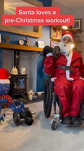6K views · 45 reactions | Santa is getting his workout in ready for the big day! | Active Hands | Facebook
