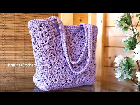 Easy Crochet Tote Bag Tutorial