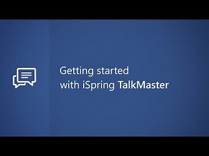 Getting Started with iSpring TalkMaster