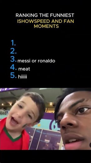 Ranking the funniest ishowspeed and fan moments