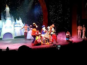 Character Stage show onbaord the Disney Magic Cruise ship
