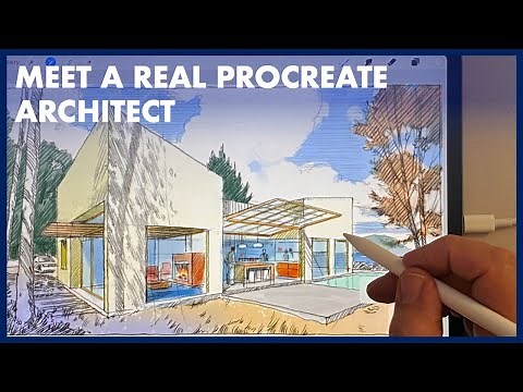 Rendering With Procreate: Adding Color And Shade To An Existing B&W View