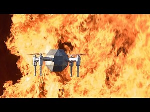 FireDrone - Unmanned aerial vehicle for extreme temperature environments