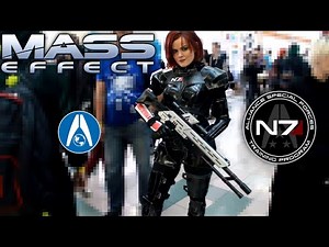 Mass Effect Commander Shepard Cosplay with N7 Armor at UnityCon 2019