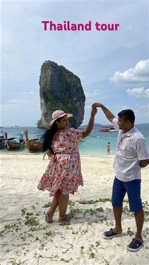 The Ultimate Travel Goals in Thailand! 🚤🏖️ #shorts
