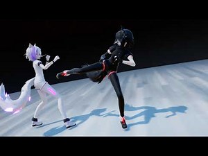 MMD-Fight Scene