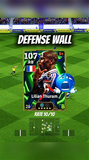 Lilian Thuram 107 is UNBREAKABLE 😳🔥#efootball #efootball2026 #efootballmobile #lilianthuram
