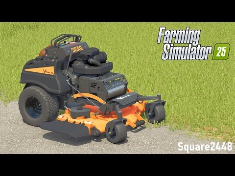 Lawn Care With NEW Scag V Ride Mower! | FS25 Landscaping