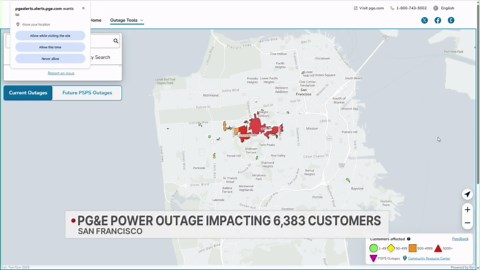 SF power outage impacts thousands