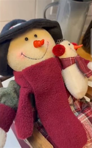 (Ultra Rare) 2007 DanDee Rocking Chair Christmas Snowman | Facebook Video