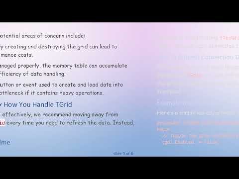 Solve Slow Performance of TGrid in Firemonkey Apps: Insights and Solutions
