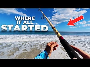 Fishing at my CHILDHOOD BEACH!