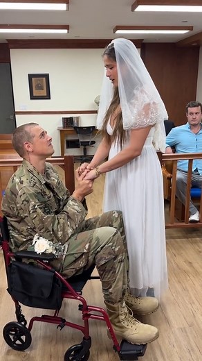 27K views · 136 reactions | Soldier surprises his bride and walks for the first time during their wedding ceremony ❤️  This video was produced by Network Media and Jamie and Blake | Act On That | Facebook