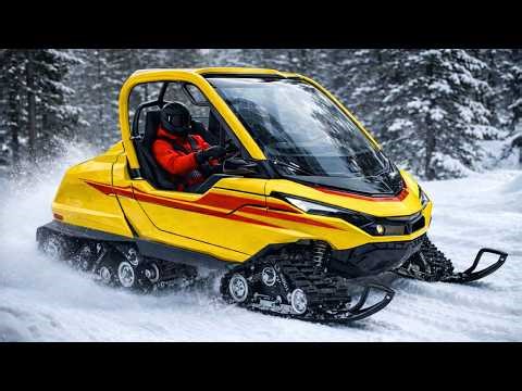 INCREDIBLE NEWEST SNOW ALL-TERRAIN VEHICLES THAT YOU HAVE NEVER SEEN BEFORE!