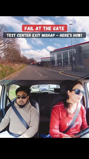 32K views · 70 reactions | Fail at the Gate: Test Center Exit Mishap - Here's How! #FailAtTheGate #TestCenterFail #DrivingTestFail #ExitMishap #RoadSafety #LearnerDriver #DrivingMishap #TestCenterTrouble #DrivingFail #DrivingTest #WatchAndLearn #DriveSafe #RoadSafetyAwareness #LearnToDrive #DrivingLessons #StayAlert #DrivingSkills #DriveResponsibly #RoadRules  | LearnDriving.uk | Facebook
