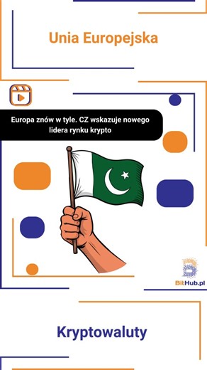 Bithubpl on Instagram: "Europa znów w tyle. CZ wskazuje nowego lidera rynku krypto Źródło: https://bithub.pl/kryptowaluty/legenda-kryptowalut-wskazala-kraj-przyszlosci-za-piec-lat-bedzie-potega-krypto/ #kryptowaluty #blockchain #Pakistan"