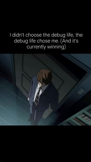 Techtok on Instagram: "I didn’t choose the debug life, the debug life chose me. (And it's currently winning). 🤡 #DeveloperLife" . . . . . . . . . . . Software Engineering, Web Development, Programming Humor, Coding Life, Bug Fixing, JavaScript, Python, Tech Industry, Full Stack, Frontend vs Backend #codingmemes #programminghumor #developer #softwareengineer techlife programmerlife coders devhumor 100DaysOfCode webdev stuckoverflow debugging linux computerscience softwaredevelopment"