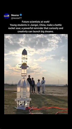 A Rocket Made From Bottles Takes Flight