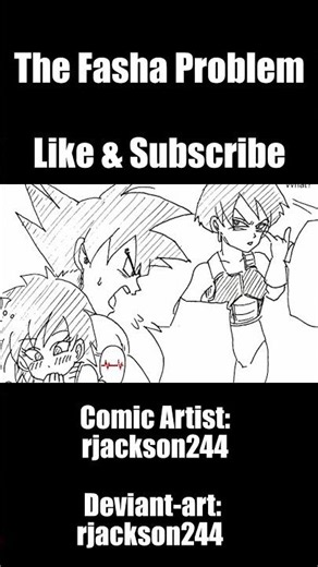 A Fasha Problem | DBZ Comic Dub #shorts