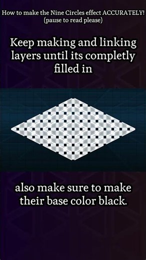 How to make the Nine Circles effect
